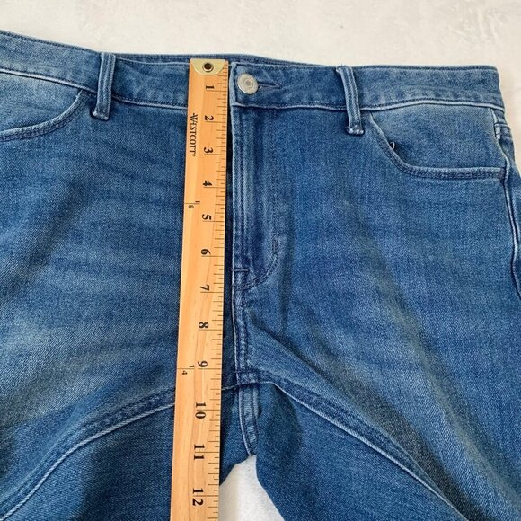 Old Navy mid-rise wow boot-cut medium wash cotton stretch‎ denim jeans pants - Picture 9 of 10